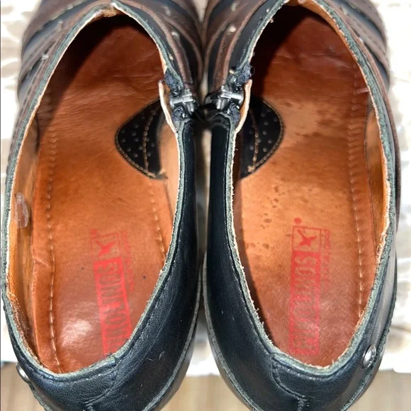 Pikolinos Lillie black leather ankle boots Size 39 - Picture 11 of 12